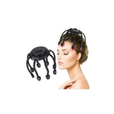 Imagem de Massageador Elétrico Cabeça Cafune Relaxamento Recarregável - Topmixsh