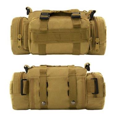 Imagem de Pochete Bolsa Militar Tática De Cintura Transversal Casual - Tem Tudo 
