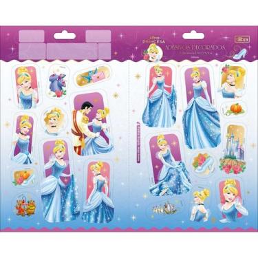 Imagem de Adesivo Decorado Duplo G Cinderela Metalizado - Princesas
