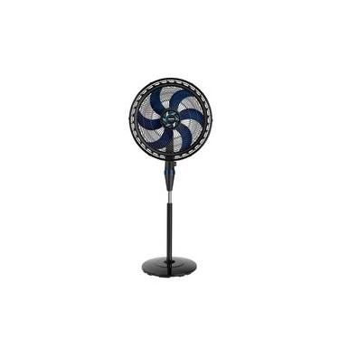 Imagem de Ventilador de Coluna Arno 50cm 6 Pás 3 Velocidades Preto e Azul Escuro 110V