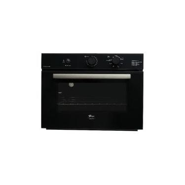 Imagem de Forno a Gás de Embutir Fischer Infinity 50L com Grill e Timer Preto 110V