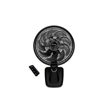 Imagem de Ventilador de Parede Mallory 140W 40cm 15 Pás Preto e Grafite Smart Control 110V