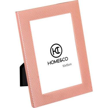 Imagem de Porta retratos Decorativo Metal Cobre 10x15 Home&co Marietas