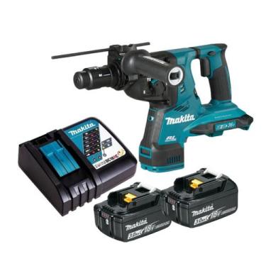 Imagem de Martelete Makita Rotativo 2 Baterias 18v 3ah Dhr281z Bivolt