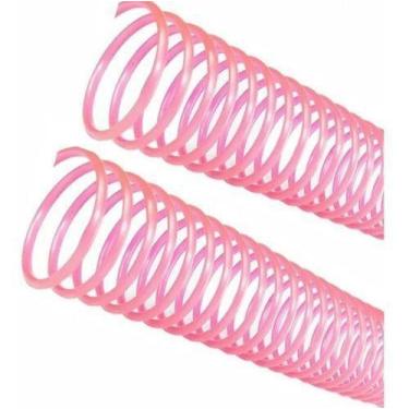 Imagem de Espiral Para Encadernação Rosa 7 Mm Para 25 Folhas 100un - CASSMAR