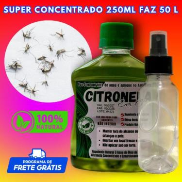 Imagem de Kit Completo 1x250 ml óleo de Citronela concentrado + Spray - Natural 