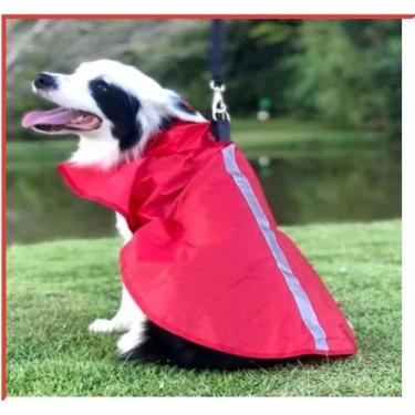 Imagem de Capa Chuva Pet Cachorro Nylon Emborrachado EXGG - G4 Regulável Imperme