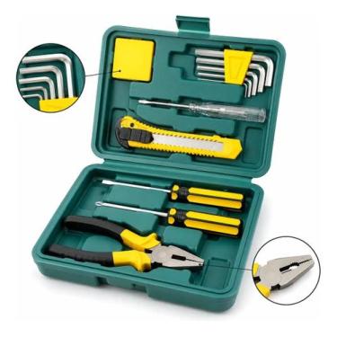 Imagem de Kit De Ferramentas 12 Peças Com Maleta Portátil Jogo Completo - hoopso