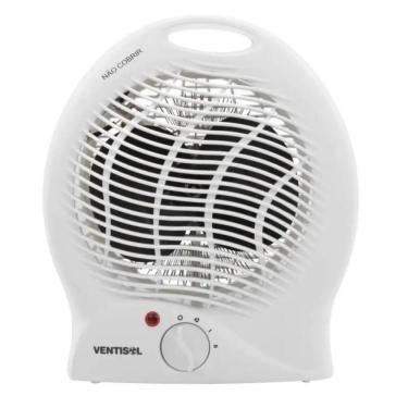 Imagem de Aquecedor Residencial A1 Elétrico 1500W com Proteção Contra Superaquecimento para Ambientes Até 20m2 Branco Ventisol
