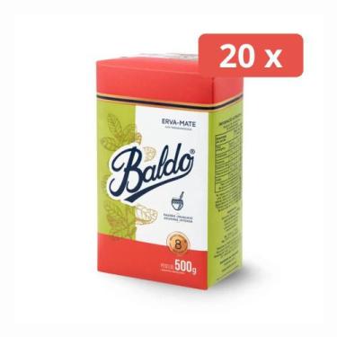 Imagem de Kit 20 Erva Mate Baldo Beneficiada 500g