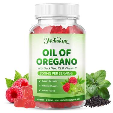 Imagem de Gomas de Óleo de Orégano Mchokuu 300mg com Óleo de Cominho Preto 60 un