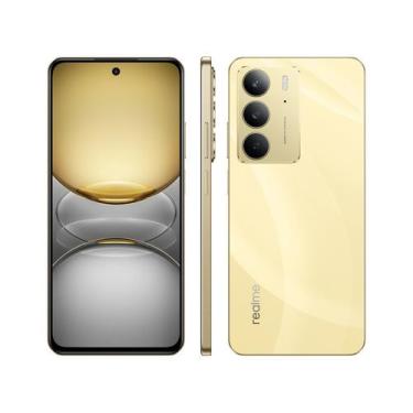 Imagem de Smarphone Realme C75 256GB 8GB RAM Dual SIM Tela 6.72" NFC - Dourado, 