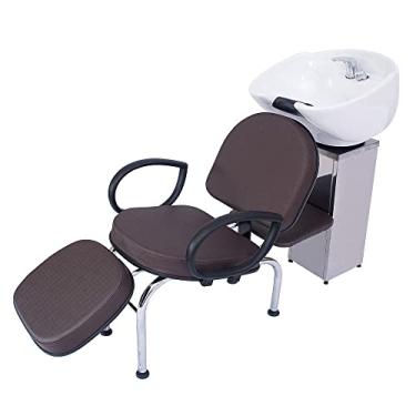 Imagem de Lavatório Salão Beleza Cabeleireiro Louça Inox Roma Café