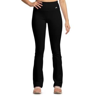 Imagem de Calça Bailarina Solid Power UV50 Muvin – Feminino - Proteção Solar - Boa Respirabilidade – Elasticidade – Sustentação - Corrida – Academia – Fitness – Toque Suave – Gramatura Superior (Preto, GG)