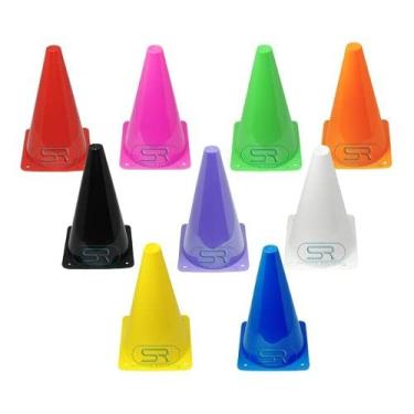 Imagem de Cone Demarcatório Funcional P/Circuito C/30 Unidades (Chapéu Bruxa)