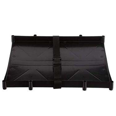 Imagem de Seachoice Bandeja de bateria dupla 22046 com alça de poliéster – comporta 2 baterias marítimas de ciclo profundo de 27, preta