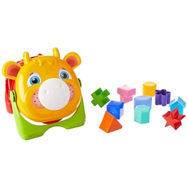 Imagem de Balde Didático Vaquinha Joly com 10 Formas Geométricas - Mercotoys