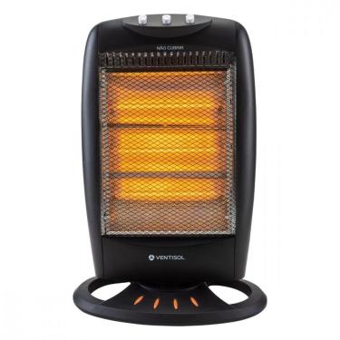 Imagem de Aquecedor Domestico Ventisol Halogeno Preto AH - 220