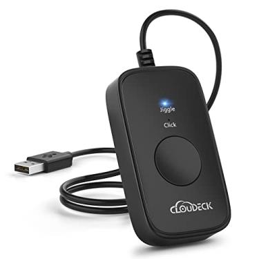 Imagem de Cloudeck Mouse Jiggler indetectável, movimentação USB, dispositivo de clique contínuo automático para jogos, Plug & Play, simula o movimento do ponteiro do mouse para evitar o sono do PC