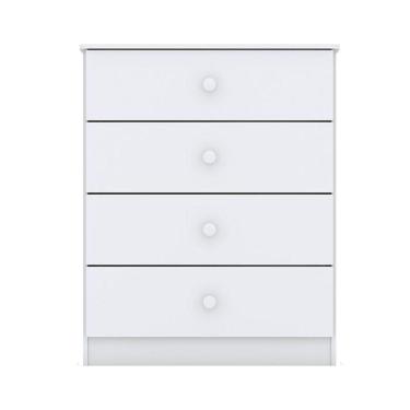 Imagem de Cômoda Infantil Amarelinha Branco Brilho - Henn