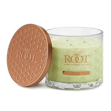 Imagem de Root Candles Vela perfumada de mistura de cera de abelha com colmeia, 1 EA, folha de chá e mel