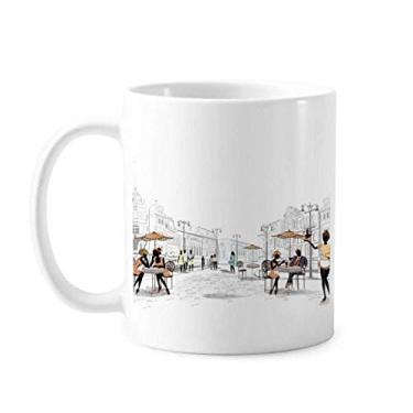 Imagem de Caneca de cerâmica para café em cerâmica Vacation Street França Marco