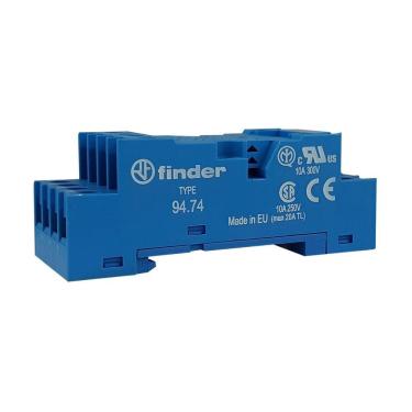 Imagem de Base para Relé | Compatível com a linha de relés 60.12 e 88.12 | 94.74.SMA | Finder