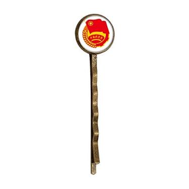 Imagem de Boné de metal retrô com símbolo da Liga Juvenil Comunista Chinesa