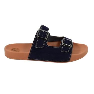 Imagem de Papete Masculina Birken Sandália com Fivelas Ajustáveis - Kadja (Azul Marinho, BR, Adulto, Numérico, G, 42)
