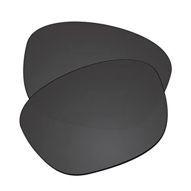 Imagem de EZReplace Lentes de reposição para óculos de sol Oakley Garage Rock OO9175 (lentes polarizadas) – Serve para armação Oakley Garage Rock (preto carbono)
