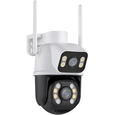 Imagem de Camera de segurança wifi, Externa, IP66, Com Visão Noturna, Detecção de Movimento e Dupla Lente