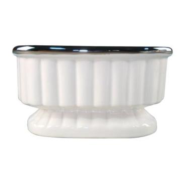 Imagem de Vaso de Cerâmica Floreiro Branco para Plantas Decoração 11cm - Zona Li