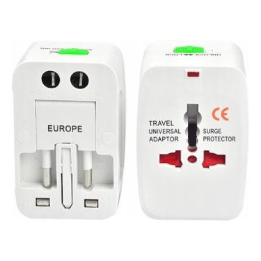 Imagem de Adaptador Tomada Universal Viagem Internacional Argentina - Bora Coleg