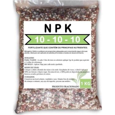 Imagem de Adubo Fertilizante NPK 10-10-10 - Gardenzy,  1KG