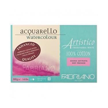 Imagem de Bloco Artístico Fabriano VF Satinado 300g/m² 31X41cm 20Fls
