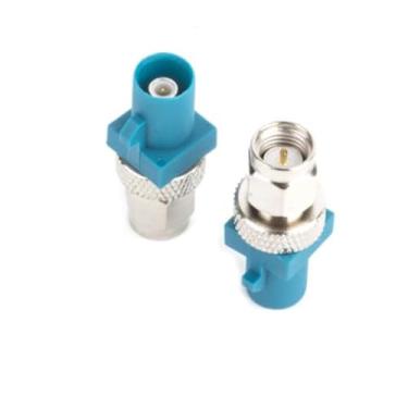 Imagem de 1 peça SMA macho fêmea para Fakra Z Plug Jack RF conversor adaptador coaxial (SMAJ-FakraZJ)