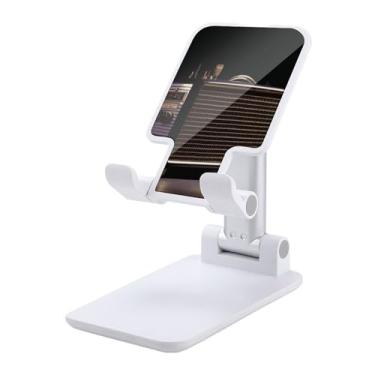 Imagem de VFMKT Suporte dobrável para celular, ângulo ajustável, altura e suporte para telefone de mesa, rádio antigo, portátil, em papel preto, suporte para celular, compatível com todos os smartphones, estilo