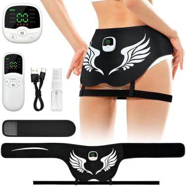 Imagem de KMJNUH Nádegas estimuladoras abdominais - aparelho de fitness sem fio inteligente (modelo: ast-301) com 8 modos de equipamento de treinamento de fitness inteligente equipamento de treino de