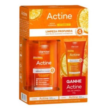 Imagem de Kit Actine Sabonete Gel De Limpeza Profunda 140g + 40g
