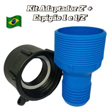 Imagem de Adaptador Ibc Container 1000l Rosca Grossa S60x6 Redução 34 , 12, 1, 2