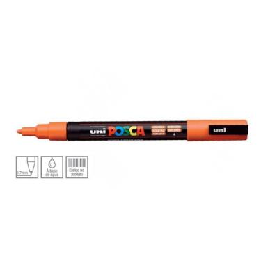 Imagem de Caneta Uni Posca Pc-3m Orange - UNIBALL