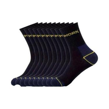 Imagem de Meias Masculinas Respiráveis E Antiodor Para Negócios, Cano Médio, 6-1