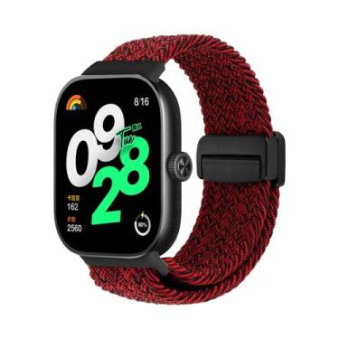 Imagem de Pulseira De Nylon Trançada Magnética Ajustável Para Redmi Watch 5 4 E 