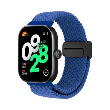 Imagem de Pulseira De Nylon Trançada Magnética Ajustável Para Redmi Watch 5 4 E 