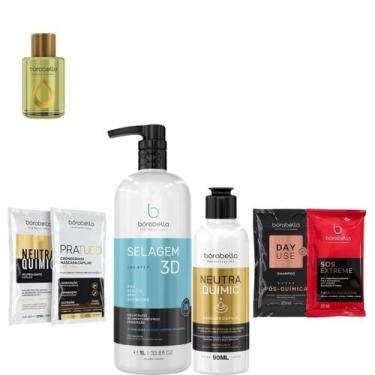 Imagem de Borabella Selagem  3D 1L + Neutraquimic 90ml + Argan + Sachê