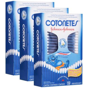 Imagem de Kit Hastes Flexíveis Cotonetes 450 unidades