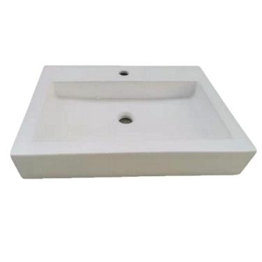 Imagem de Cuba Sobrepor De Cerâmica Para Banheiro/Lavabo 63X47X11 Cm