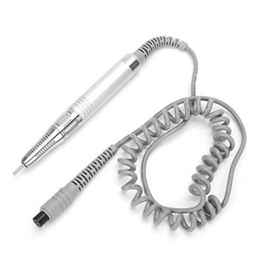 Imagem de Broca elétrica de unha de 35.000 RPM, ferramentas de moagem de arte de unha com haste manual, kit de broca profissional de lixa de unha, ferramentas de forma de pedicure para manicure, design de alça