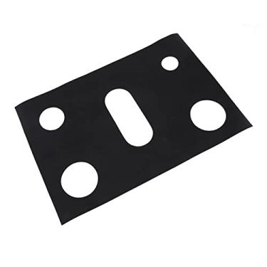 Imagem de Tampa superior prática do fogão, protetor resistente ao calor do fogão a gás de ptfe, protetor lavável reutilizável do fogão do forro para a escala do gás (Nero)