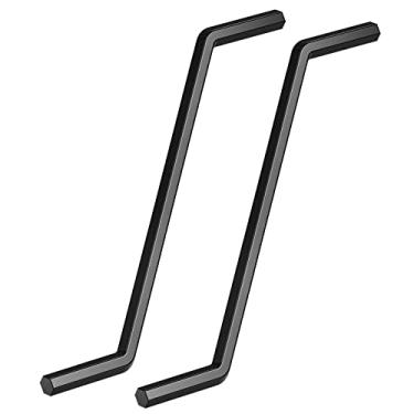 Imagem de Chave de trituração de lixo, Mellbree 2 pacotes de triturador Allen Wrench Tool Badger compatível com InSinkErator triturador de lixo para desentupir pia de cozinha alimentos e descarte de lixo, preto